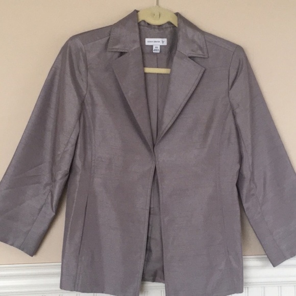 Susan Graver Gray Jacket - Picture 1 of 6